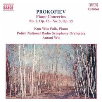 Zahraniční hudba CD Sergei Prokofiev: Piano Concertos No. 2, Op. 16 · No. 5, Op. 55 1994