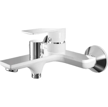 Vodovodní baterie Vanová baterie MIXXUS PREMIUM ALEX 009 (EURO) WHITE-CHROME, bílý-chrom | ALEX 009 (EURO) WHITE-CHROME