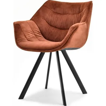 Křeslo Mebel Partner Nina (měděná + černá)