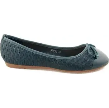 Dámské baleríny Krásné a unikátní modré dámské baleríny 37