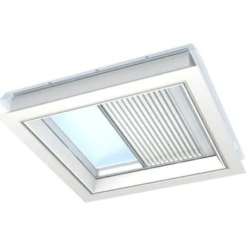 Roleta Velux FMG dálkově ovládaná plísovaná roleta 90x120 cm béžová (1259)