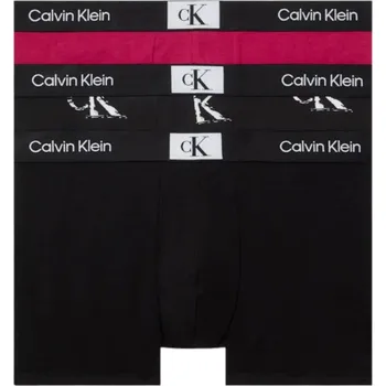 Pánské spodní prádlo Pánské boxerky 3Pack 000NB3528E MRS vícebarevné - Calvin Klein XXL