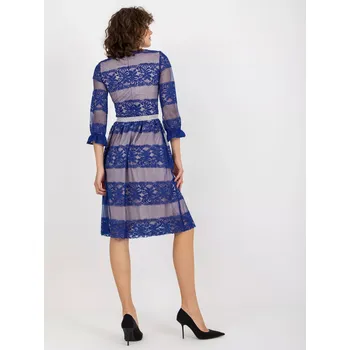 Dámské šaty LK SK 506737 šaty.68 kobalt 36
