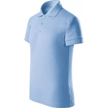Chlapecké tričko Malfini Pique Polo Free Jr MLI-F2215 modrá polokošile 134 cm/8 let