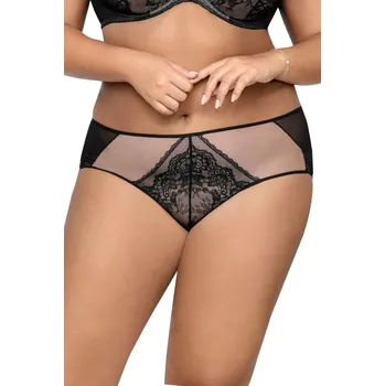 Kalhotky Dámské kalhotky 1824/1 Venus black - AVA černá XXL