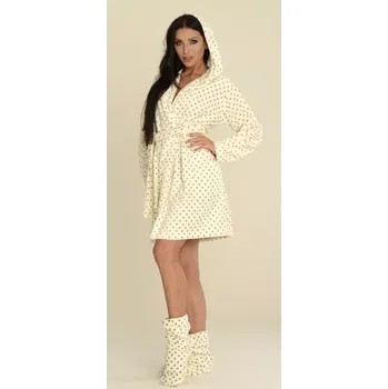 Dámský župan Dámský župan De Lafense Melanie 546 malinová tečka S