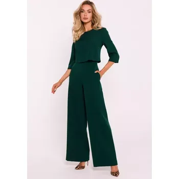 Dámský overall M798 Dvouvrstvý horní overal - lahvově zelený EU XXL