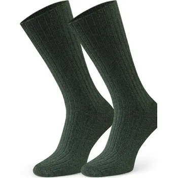 Pánské ponožky Pánské ponožky z jehněčí kůže 184 béžová melanž 44-46