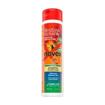 Šampon Novex Brazilian Keratin Shampoo posilující šampon pro suché a poškozené vlasy 300 ml