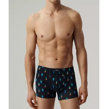 Boxerky Boxerky Atlantic 2MHH-005 A'2 S-2XL tmavě modrá-korálová XXL