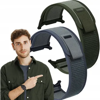 Řemínek na hodinky Sada 2x řemínek pro Samsung Galaxy Watch Ultra 47mm řemínek k hodinkám nylonový