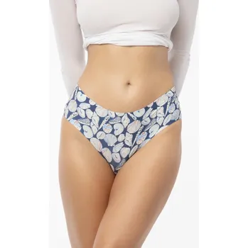 Dámské spodní prádlo Kalhotky Shells Simple Classic modro-bílé - Julimex M