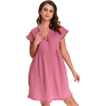 Dámská těhotenská košile 9600 pink - Doctornap růžová XL