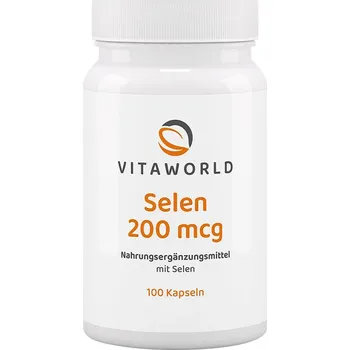 Fitness strava Vitaworld Selenium 200 mcg 100 kapslí