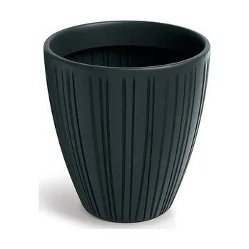 Květináč FERO ROUND MIDL 30 cm - barva: tmavě šedá