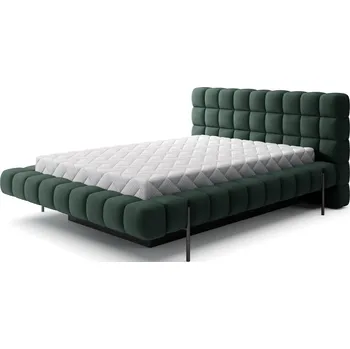 Postel Dvoulůžková postel MAGENTTA 160x200 se zvedacím roštem Amore 35 tmavě zelená