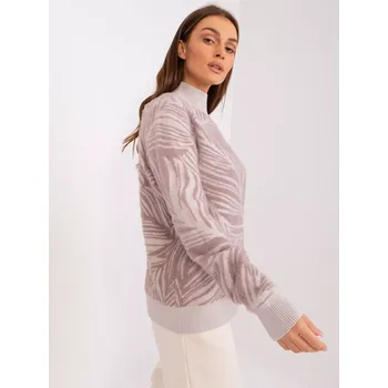 Dámský svetr Jumper AT SW 2357.96 světle fialová jedna velikost