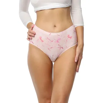 Kalhotky Dámské kalhotky Sweet Bow maxi - JULIMEX růžová S