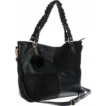 Kabelka Fashion kabelka eko kůže černá