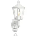 Venkovní nástěnné svítidlo Steinel L 15 S WS IP44 E27 60 W bílé se senzorem pohybu