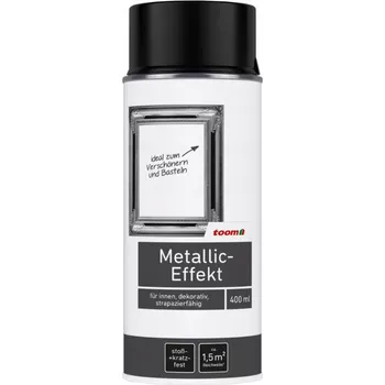 Barva ve spreji DEKORATIVNÍ LAK BARVA S METALICKÝM EFEKTEM, METALICKÁ ČERNÁ, SPREJ 400ML