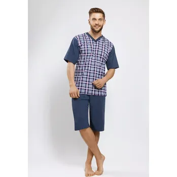 Pánské pyžamo Pánské pyžamo Gucio 727 kr/r S-2XL mix barev-mix designu M