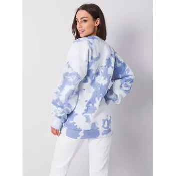Dámská mikina Mikina DS BL 1118.60 bílo-modrá L/XL