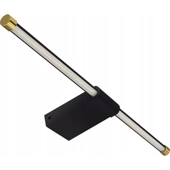 Koupelnové svítidlo STRUHM Moderní koupelnové nástěnné svítidlo nad zrcadlo PASO 12W 50cm glamour černé