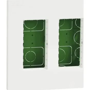 Elektrická zásuvka Centrální jednotka Schneider Electric NU172418 2x4 moduly, zapuštěná, bílá