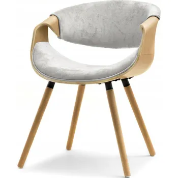 Jídelní židle Židle Mebel-Partner látka šedá 1 ks