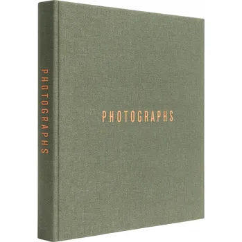 Fotoalbum Tradiční album se 100 černými stranami, pevné, velké, rodinné, jako dárek