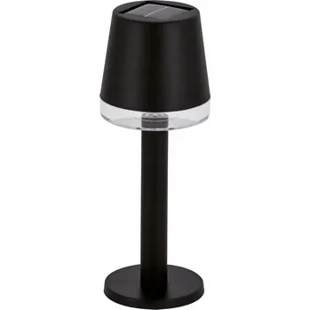 Venkovní osvětlení Černá solární lampa na terasu Tulia LED 0,2 W teplé světlo 04370 Ideus