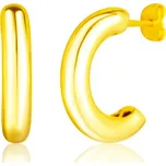 JVD Dámské peckové stříbrné pozlacené náušnice na puzetku SVLE3284XF3GO00