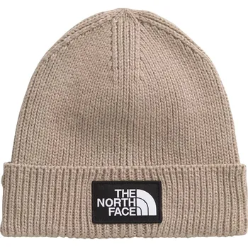 Čepice čepice The North Face TNF Logo Box Cuffed - Mushroom Grey one size