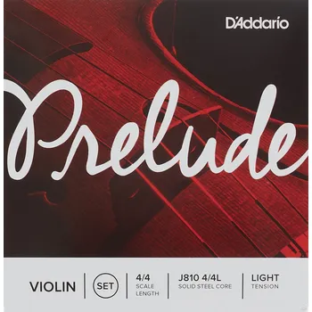 Struna pro kytaru a smyčcový nástroj D'Addario Prelude J810 Vln 4/4 L + prodloužená záruka 3 roky