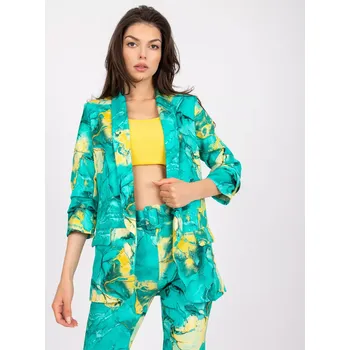 Dámské sako Dámské sako DHJ MA 7684A 1.22X tyrkysové S