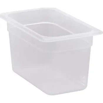 Dóza na potraviny Cambro Nádoba z průhledného polypropylenu GN 1/4, Cambro, GN 1/4, 3,7L, Průhledná, 162x265x(H)150mm