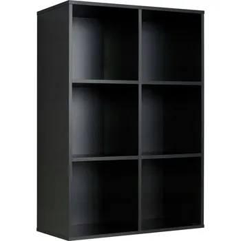 Knihovna Regál Meble Domiko 71,2 cm x 105,6 cm x 35 cm černý