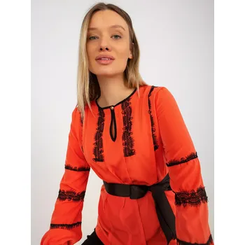 Dámská halenka Dámská halenka LK BZ 506122.35x oranžová - FPrice 36