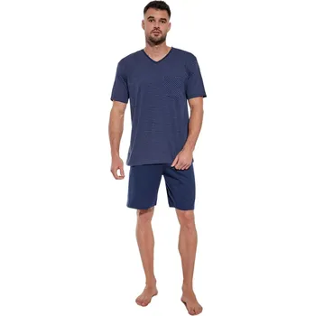 Pánské pyžamo Pánské pyžamo 332/163 Bruce - CORNETTE tmavě modrá M