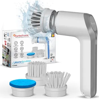 Kartáč na nádobí Elektrický kartáč na nádobí, podlahu, ruční, na drhnutí, na okna, na čalounění Turbotornic