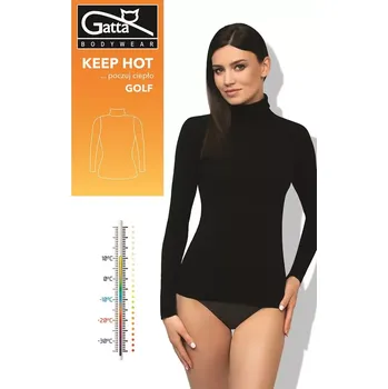 Dámská halenka Dámský rolák Gatta 42438S Keep Hot černá XL