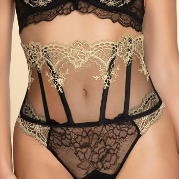 Podvazkový pás Lise Charmel - Sublime en or podvazkový pás vysoký noir eclat S ACJ4813