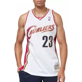 Pánské tričko Mitchell & Ness NBA Swingman Jersey Cavaliers 03 Lebron James M SMJYCP19209-CCAWHIT03LJA pánské m