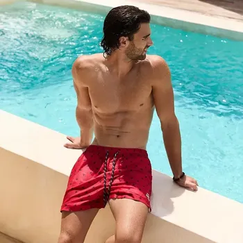 Pánské plavky Henderson 41321 Zair plavecké šortky M-3XL červená XXL