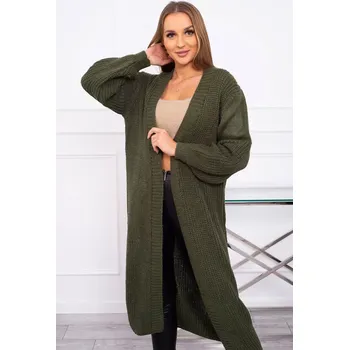 Dámské oblečení Dlouhý svetr khaki UNI
