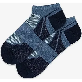 Sada pánského spodního prádla Pánské kotníkové ponožky Wola Sportive W91.1N3 Ag+ vzor Námořnictvo 45-47