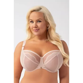 Podprsenka BIG IDA K900 BÉŽOVÁ MĚKKÁ PODPRSENKA béžová 70G