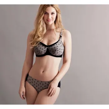 Podprsenka Dámská kojící podprsenka Miss Ribbon 5026 - Anita 70G béžová-černá