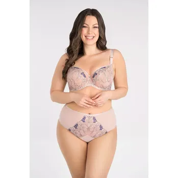 Podprsenka Měkká dámská podprsenka soft Gorsenia K 831 Flower Bomb béžová 65G